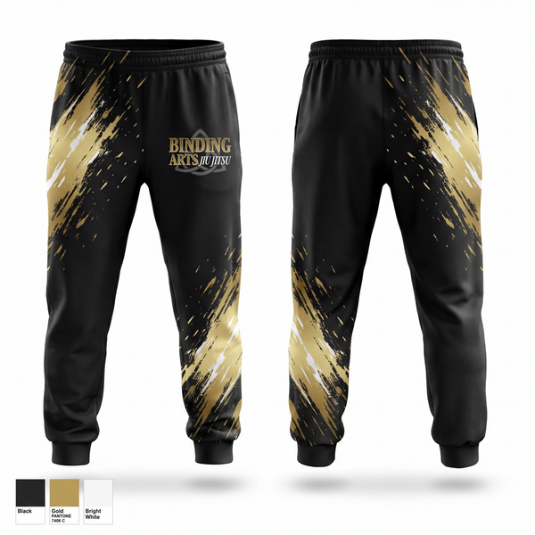 Sweatpants, Binding Arts Jiu Jitsu, , Teamtime, Team time, sublimation, custom sports apparel, team uniforms, spirit wear, spiritwear, sports uniforms, custom shirts, team store, custom team store, fundraiser sports, apparel fundraiser