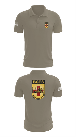 Short Sleeve Performance Polo, BCT3, Army, Teamtime, Team time, sublimation, custom sports apparel, team uniforms, spirit wear, spiritwear, sports uniforms, custom shirts, team store, custom team store, fundraiser sports, apparel fundraiser