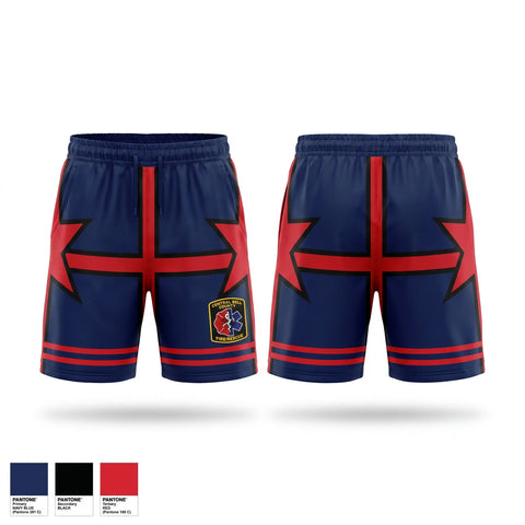 Athletic Shorts With Pockets, CBCFR, Fire Department, Teamtime, Team time, sublimation, custom sports apparel, team uniforms, spirit wear, spiritwear, sports uniforms, custom shirts, team store, custom team store, fundraiser sports, apparel fundraiser