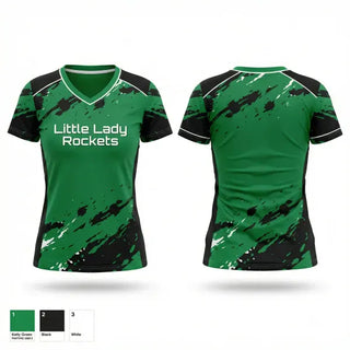 Womens Short Sleeve Vneck Shirt, Little Lady Rockets, Softball, Teamtime, Team time, sublimation, custom sports apparel, team uniforms, spirit wear, spiritwear, sports uniforms, custom shirts, team store, custom team store, fundraiser sports, apparel fundraiser