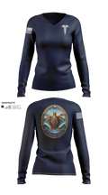 Air Station Corpus Christi Clinic Women's Long Sleeve V-neck Shirt - 21