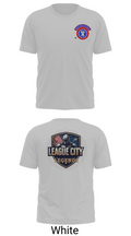 LEAGUE CITY RECRUITING 4632791 Old School Cotton Feel Shirt - 7