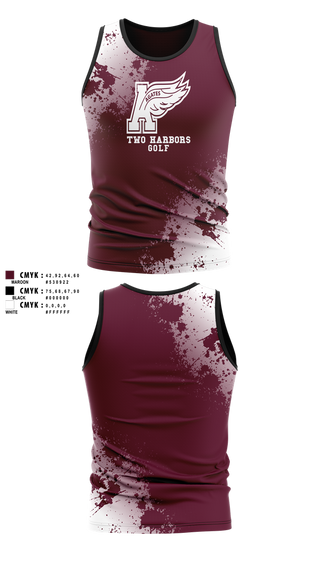 Tank Top, Two Harbors High School Golf, Golf, Teamtime, Team time, sublimation, custom sports apparel, team uniforms, spirit wear, spiritwear, sports uniforms, custom shirts, team store, custom team store, fundraiser sports, apparel fundraiser