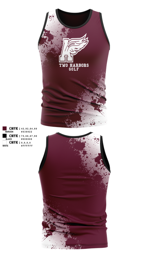 Tank Top, Two Harbors High School Golf, Golf, Teamtime, Team time, sublimation, custom sports apparel, team uniforms, spirit wear, spiritwear, sports uniforms, custom shirts, team store, custom team store, fundraiser sports, apparel fundraiser