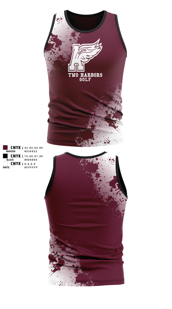 Tank Top, Two Harbors High School Golf, Golf, Teamtime, Team time, sublimation, custom sports apparel, team uniforms, spirit wear, spiritwear, sports uniforms, custom shirts, team store, custom team store, fundraiser sports, apparel fundraiser