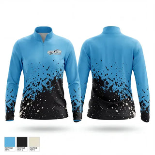 Quarter Zip Jacket, Northampton Revolution, Softball, Teamtime, Team time, sublimation, custom sports apparel, team uniforms, spirit wear, spiritwear, sports uniforms, custom shirts, team store, custom team store, fundraiser sports, apparel fundraiser