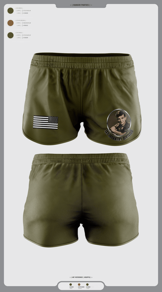 Ranger Panties, 1st Infantry Division, , Teamtime, Team time, sublimation, custom sports apparel, team uniforms, spirit wear, spiritwear, sports uniforms, custom shirts, team store, custom team store, fundraiser sports, apparel fundraiser