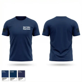Short Sleeve Performance Shirt, Apex Police Department, Police, Teamtime, Team time, sublimation, custom sports apparel, team uniforms, spirit wear, spiritwear, sports uniforms, custom shirts, team store, custom team store, fundraiser sports, apparel fundraiser