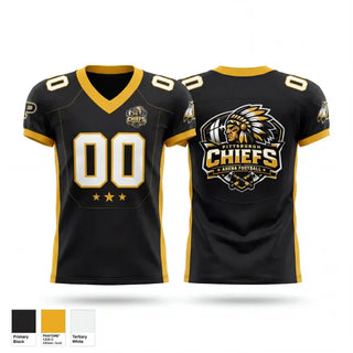 Football Jersey, Pittsburgh Chiefs, , Teamtime, Team time, sublimation, custom sports apparel, team uniforms, spirit wear, spiritwear, sports uniforms, custom shirts, team store, custom team store, fundraiser sports, apparel fundraiser