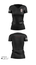 The Melrose Fire Company Incorporated 84438539 Women's Short Sleeve V-neck Shirt - 30