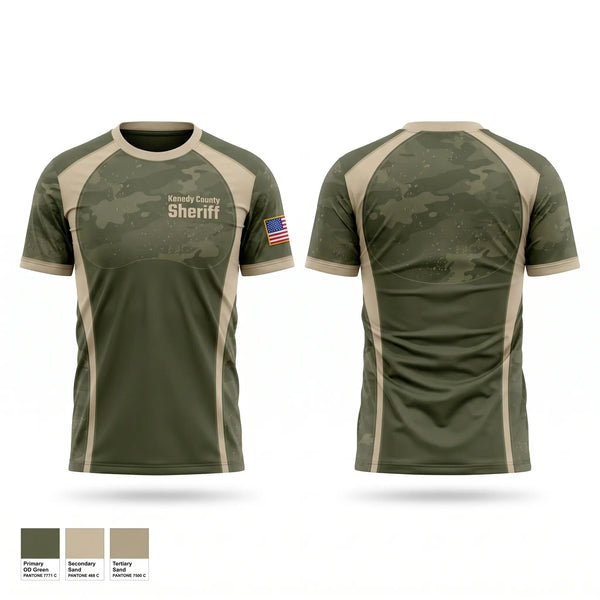Short Sleeve Performance Shirt, Kenedy County Sheriff, Police, Teamtime, Team time, sublimation, custom sports apparel, team uniforms, spirit wear, spiritwear, sports uniforms, custom shirts, team store, custom team store, fundraiser sports, apparel fundraiser