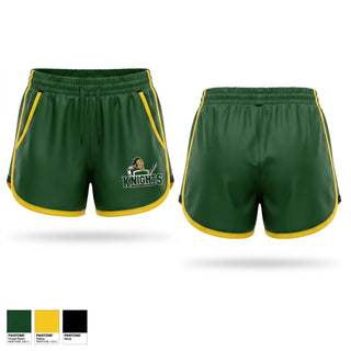 Womens Shorts, Knights, Men's Basketball, Teamtime, Team time, sublimation, custom sports apparel, team uniforms, spirit wear, spiritwear, sports uniforms, custom shirts, team store, custom team store, fundraiser sports, apparel fundraiser