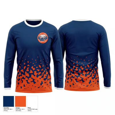 Gatesville Astros 70760006 Long Sleeve Performance Shirt 1