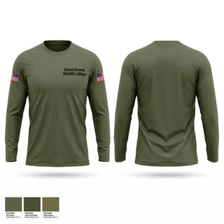 Long Sleeve Performance Shirt, Comal County Sheriff’s Office, Police, Teamtime, Team time, sublimation, custom sports apparel, team uniforms, spirit wear, spiritwear, sports uniforms, custom shirts, team store, custom team store, fundraiser sports, apparel fundraiser