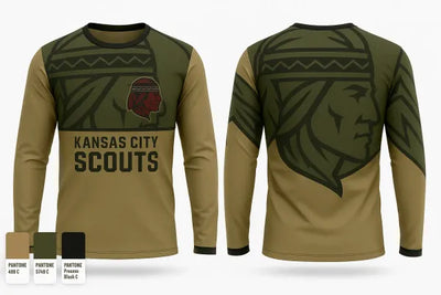 Kansas City Scouts 87502198 Long Sleeve Performance Shirt 21