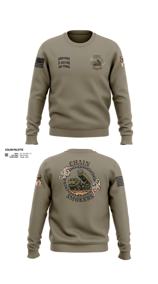 Crew Neck Sweatshirt, 1/A/3-321 FAR, Army, Teamtime, Team time, sublimation, custom sports apparel, team uniforms, spirit wear, spiritwear, sports uniforms, custom shirts, team store, custom team store, fundraiser sports, apparel fundraiser