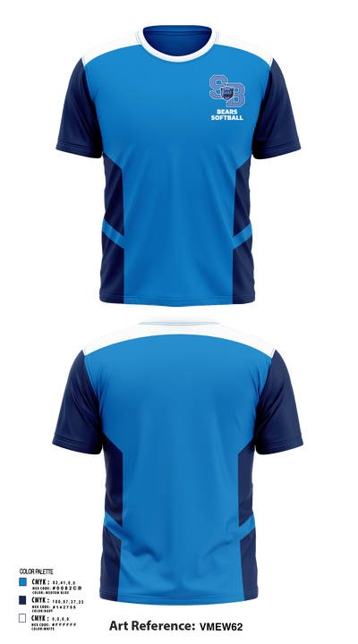 Bears 45118208 Short Sleeve Performance Shirt - 1