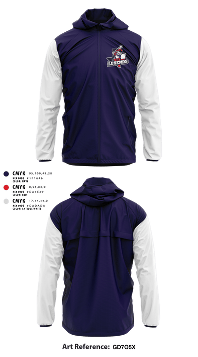 Stx legends 74864229 Windbreaker - 1