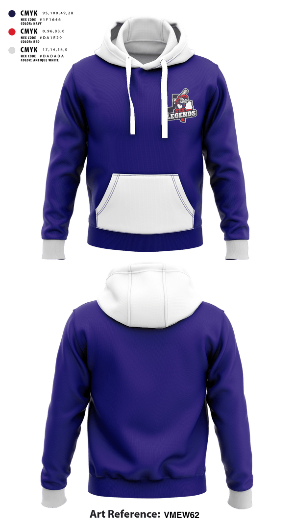 Hoodie, Stx legends, Baseball, Teamtime, Team time, sublimation, custom sports apparel, team uniforms, spirit wear, spiritwear, sports uniforms, custom shirts, team store, custom team store, fundraiser sports, apparel fundraiser