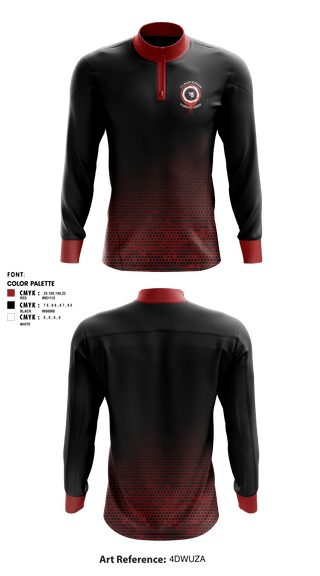 Quarter Zip Jacket, Clan Of Alphas, Wrestling, Teamtime, Team time, sublimation, custom sports apparel, team uniforms, spirit wear, spiritwear, sports uniforms, custom shirts, team store, custom team store, fundraiser sports, apparel fundraiser