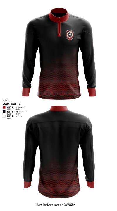 Clan Of Alphas 8360618 Quarter Zip Jacket - 1
