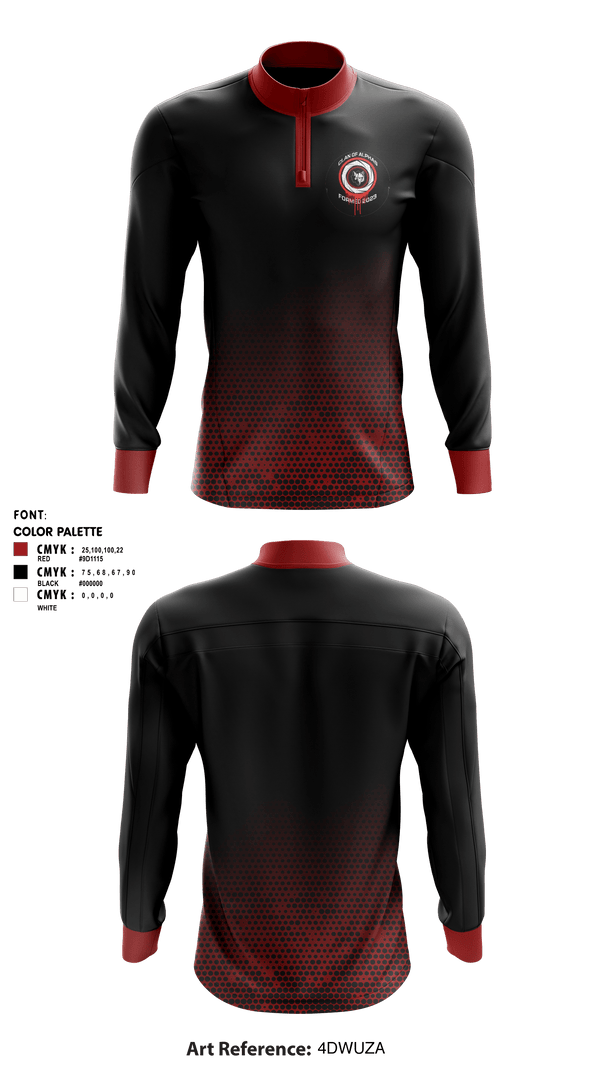 Quarter Zip Jacket, Clan Of Alphas, Wrestling, Teamtime, Team time, sublimation, custom sports apparel, team uniforms, spirit wear, spiritwear, sports uniforms, custom shirts, team store, custom team store, fundraiser sports, apparel fundraiser