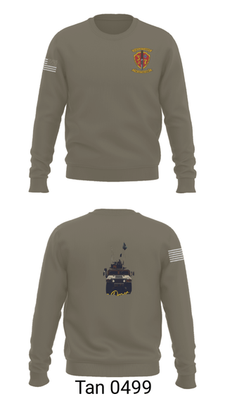 Crew Neck Sweatshirt, 3/7 India Co. Wpns Plt, Marines, Teamtime, Team time, sublimation, custom sports apparel, team uniforms, spirit wear, spiritwear, sports uniforms, custom shirts, team store, custom team store, fundraiser sports, apparel fundraiser