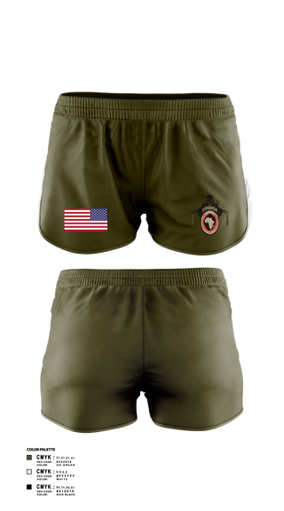 Women's Shorts, Aco 1-111th secfor1-111 MTR renew, National Guard, Teamtime, Team time, sublimation, custom sports apparel, team uniforms, spirit wear, spiritwear, sports uniforms, custom shirts, team store, custom team store, fundraiser sports, apparel fundraiser