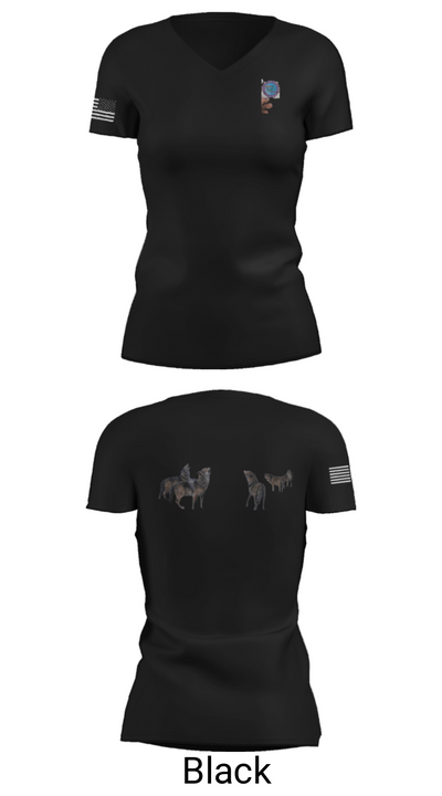 CNSG WEST PAC 72137454 Women's Short Sleeve V-neck Shirt - 27