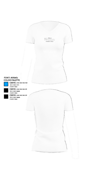 Women's Short Sleeve Vneck Shirt, Milford Jr Spartans Football and Cheer, Football, Teamtime, Team time, sublimation, custom sports apparel, team uniforms, spirit wear, spiritwear, sports uniforms, custom shirts, team store, custom team store, fundraiser sports, apparel fundraiser
