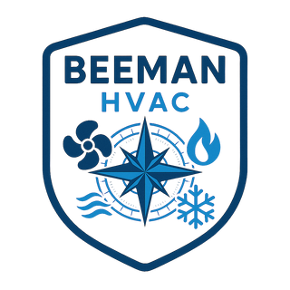 Beeman HVAC Stainless Steel Water Bottle with a Straw Lid
