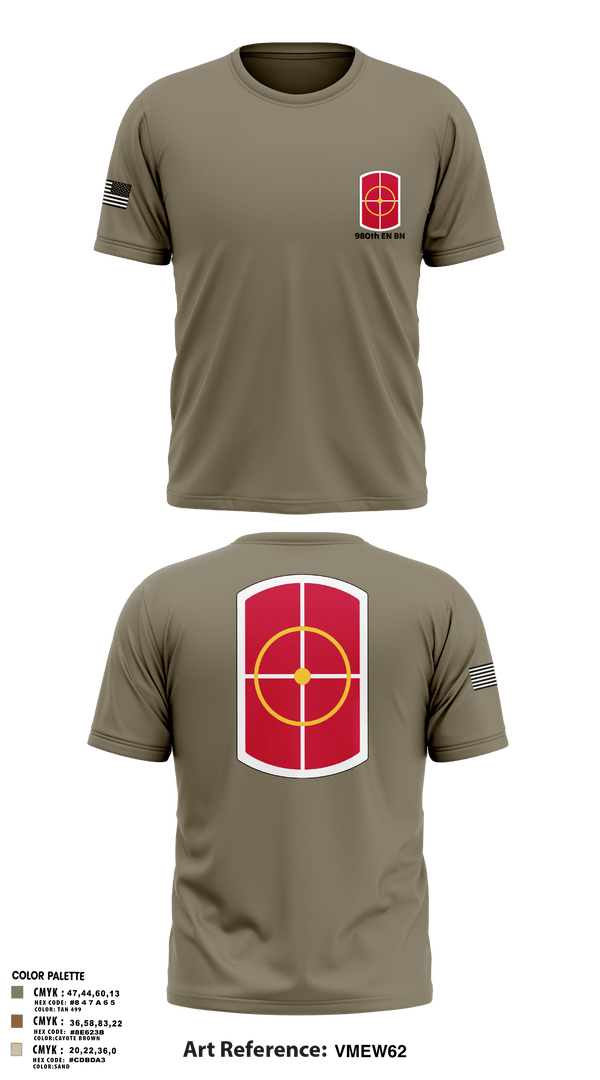 Short Sleeve Performance Shirt, 980th EN BN, Army, Teamtime, Team time, sublimation, custom sports apparel, team uniforms, spirit wear, spiritwear, sports uniforms, custom shirts, team store, custom team store, fundraiser sports, apparel fundraiser