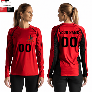 Long Sleeve Performance Shirt, Assumption High School Volleyball, Women's Volleyball, Teamtime, Team time, sublimation, custom sports apparel, team uniforms, spirit wear, spiritwear, sports uniforms, custom shirts, team store, custom team store, fundraiser sports, apparel fundraiser