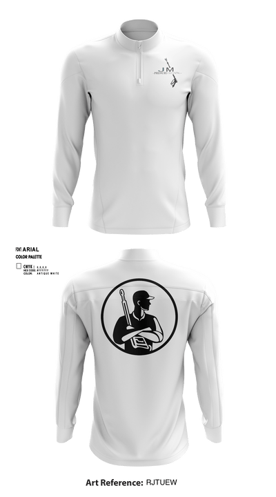 JM Pressure CleaningJM Pressure Cleaning 84707306 Quarter Zip Jacket - 1