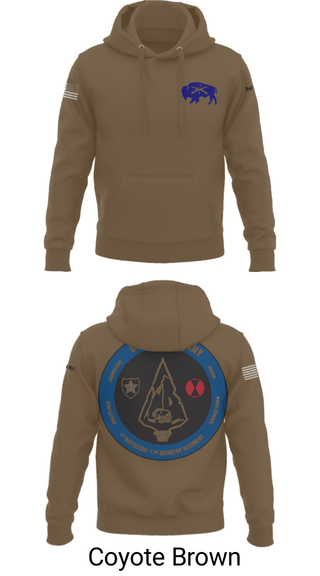 Hoodie, Battle company 1-17IN, Army, Teamtime, Team time, sublimation, custom sports apparel, team uniforms, spirit wear, spiritwear, sports uniforms, custom shirts, team store, custom team store, fundraiser sports, apparel fundraiser
