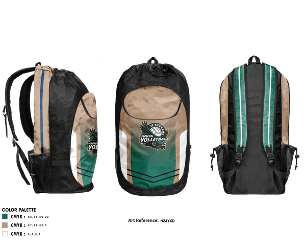 Gear Bag, John P Stevens High School Volleyball, Women's Volleyball, Teamtime, Team time, sublimation, custom sports apparel, team uniforms, spirit wear, spiritwear, sports uniforms, custom shirts, team store, custom team store, fundraiser sports, apparel fundraiser