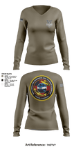 NMRTC-PH FCPOA 79127283 Women's Long Sleeve V-neck Shirt - 1