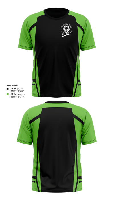 Charlotte lab lions 65646128 Short Sleeve Performance Shirt - 3