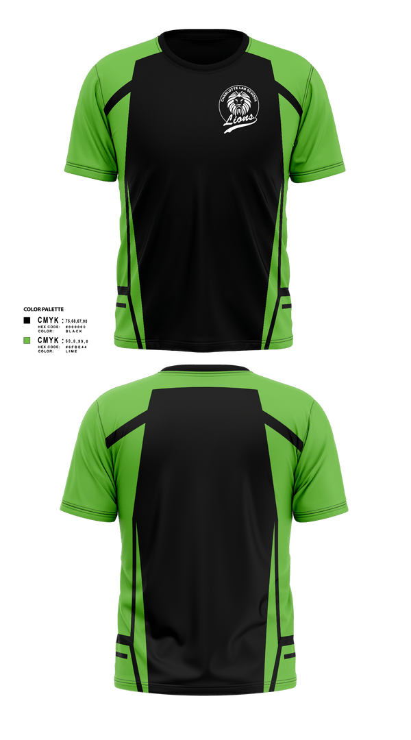 Short Sleeve Performance Shirt, Charlotte lab lions, Men's Soccer, Teamtime, Team time, sublimation, custom sports apparel, team uniforms, spirit wear, spiritwear, sports uniforms, custom shirts, team store, custom team store, fundraiser sports, apparel fundraiser