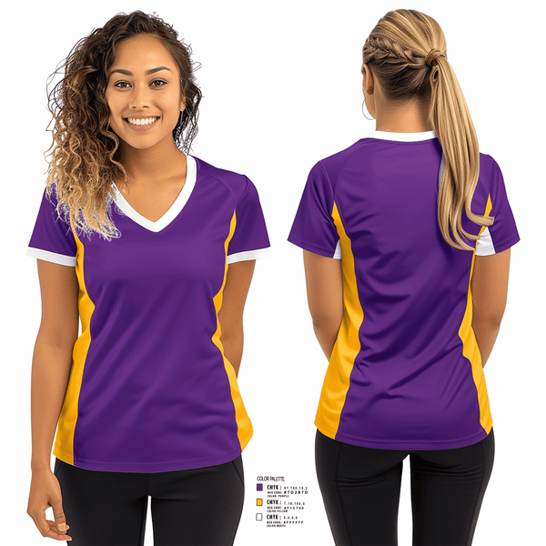 Women's Short Sleeve Vneck Shirt, Norwalk Girls Flag Football, Football, Teamtime, Team time, sublimation, custom sports apparel, team uniforms, spirit wear, spiritwear, sports uniforms, custom shirts, team store, custom team store, fundraiser sports, apparel fundraiser