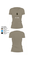 VQ-3 DET TRVS 52792969 Women's Short Sleeve V-neck Shirt - 61