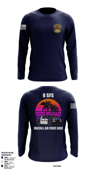 6th Security Forces Squadron 79689853 Long Sleeve Performance Shirt - 5