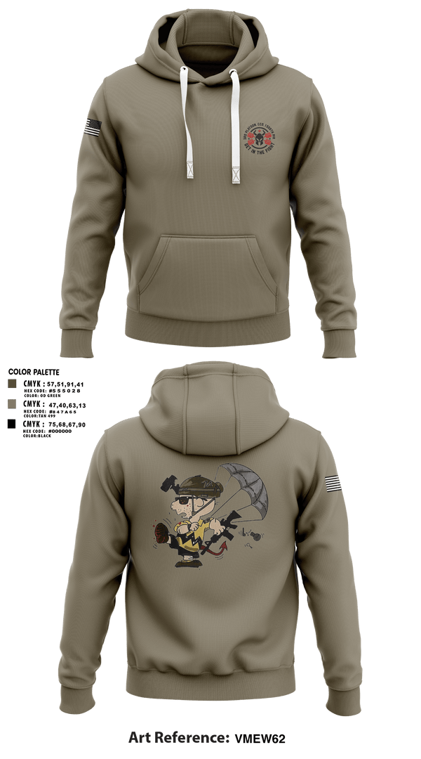Hoodie, 3rd Platoon, CCo, 1-508th PIR, , Teamtime, Team time, sublimation, custom sports apparel, team uniforms, spirit wear, spiritwear, sports uniforms, custom shirts, team store, custom team store, fundraiser sports, apparel fundraiser