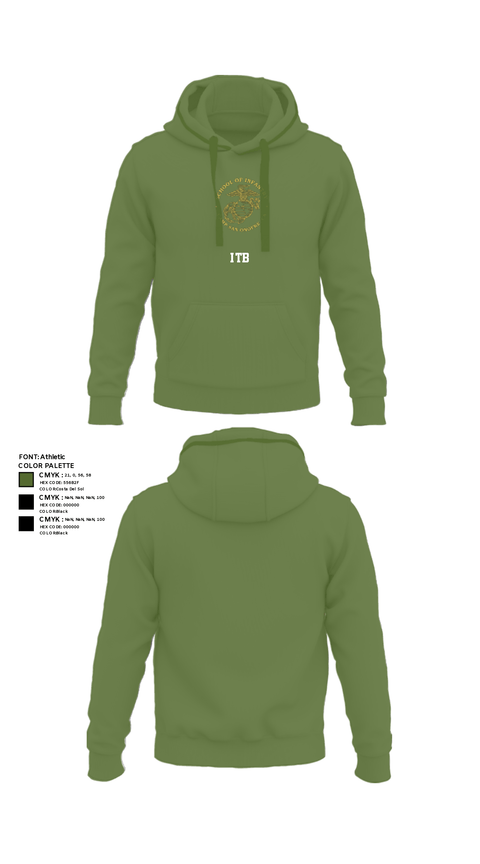 Hoodie, Infantry Training Battalion, Marines, Teamtime, Team time, sublimation, custom sports apparel, team uniforms, spirit wear, spiritwear, sports uniforms, custom shirts, team store, custom team store, fundraiser sports, apparel fundraiser