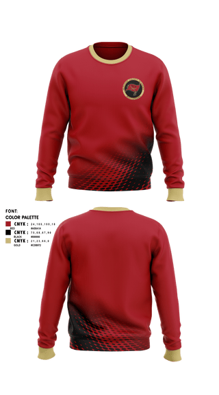 Crew Neck Sweatshirt, McIntosh County Academy Volleyball, Women's Volleyball, Teamtime, Team time, sublimation, custom sports apparel, team uniforms, spirit wear, spiritwear, sports uniforms, custom shirts, team store, custom team store, fundraiser sports, apparel fundraiser