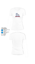 Tougaloo College Volleyball 94126568 Women's Short Sleeve V-neck Shirt - 18
