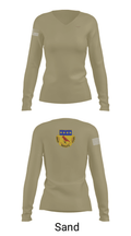 Alpha BTRY 2/138th FA 84014015 Women's Long Sleeve V-neck Shirt - 92