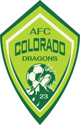 AFC Colorado Dragons 48470583 Stainless Steel Water Bottle with a Straw Lid