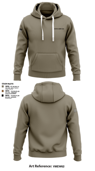 Hoodie, XVIII ABN G2, Army, Teamtime, Team time, sublimation, custom sports apparel, team uniforms, spirit wear, spiritwear, sports uniforms, custom shirts, team store, custom team store, fundraiser sports, apparel fundraiser