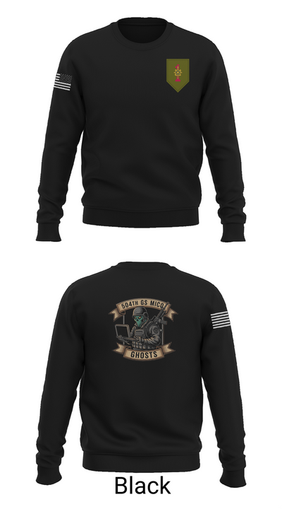 504th GS MICO 91776475 Crew Neck Sweatshirt - 25